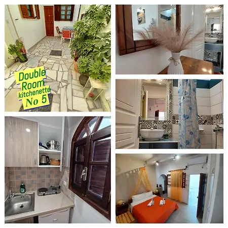 Evelina Pension Guest Beach House-Rooms And Studios Means Vacation Beside The Sea-Swimming In The Sea-There Is Nothing Like A Morning Walk On A Beach-Beachlife Definitely Has A Different Vibe 게스트하우스 4*